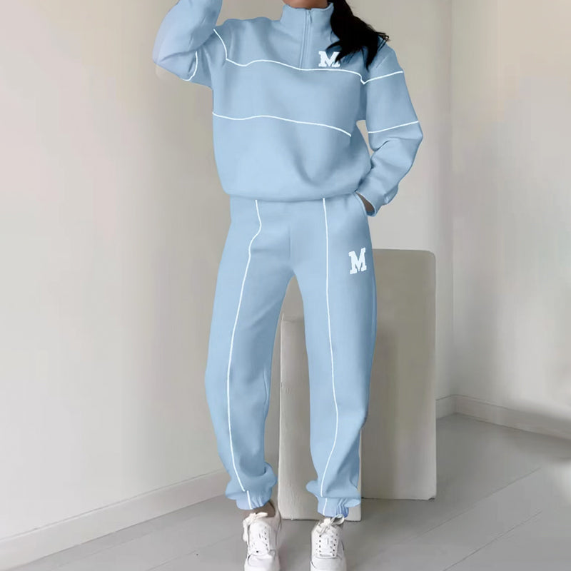 Wójcik™ | Bluza lniana casualowa komplet 2 sztuki