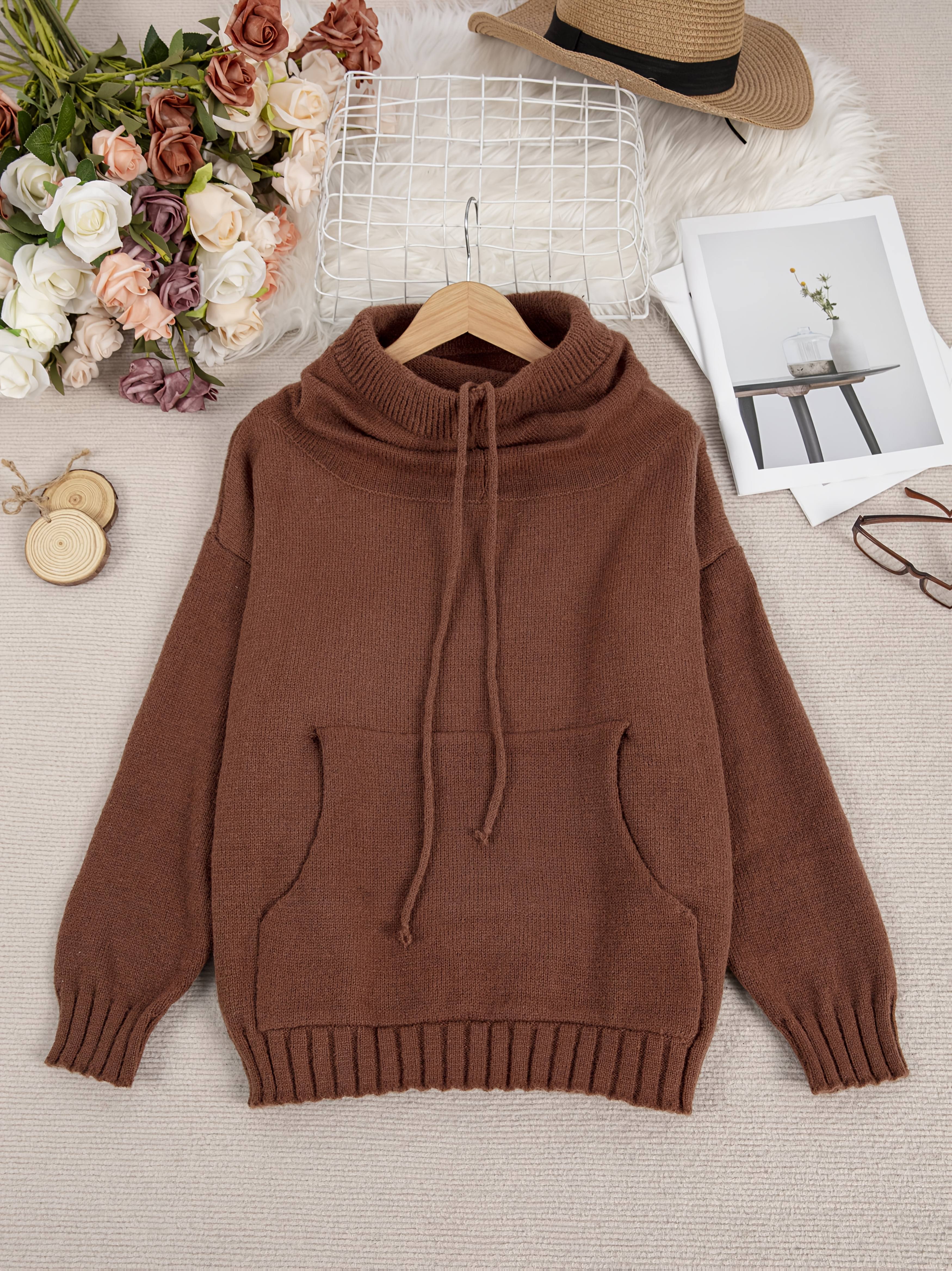 Wójcik™ | Sweter z Długim Rękawem z Kieszenią