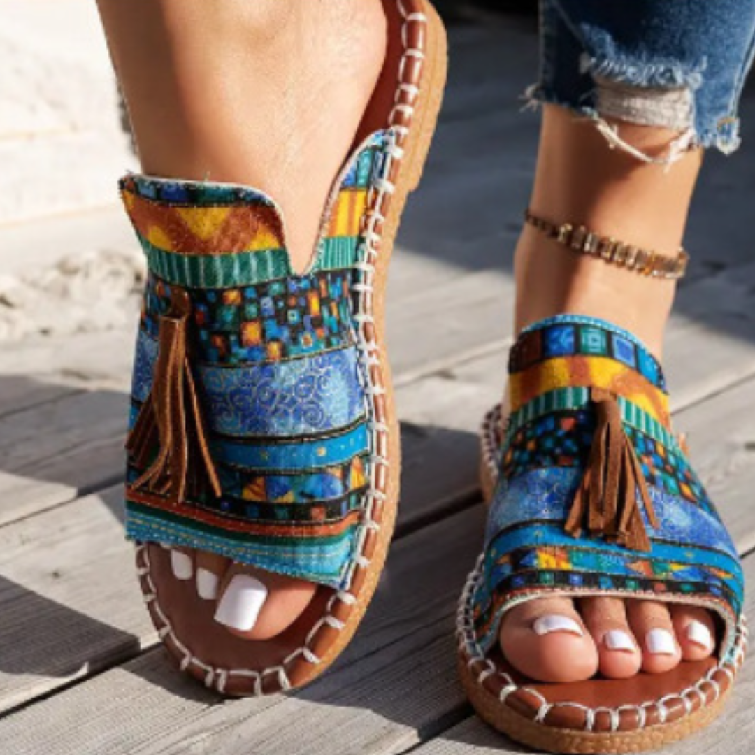 Wójcik™ | Boho sandały z ortopedycznym wsparciem