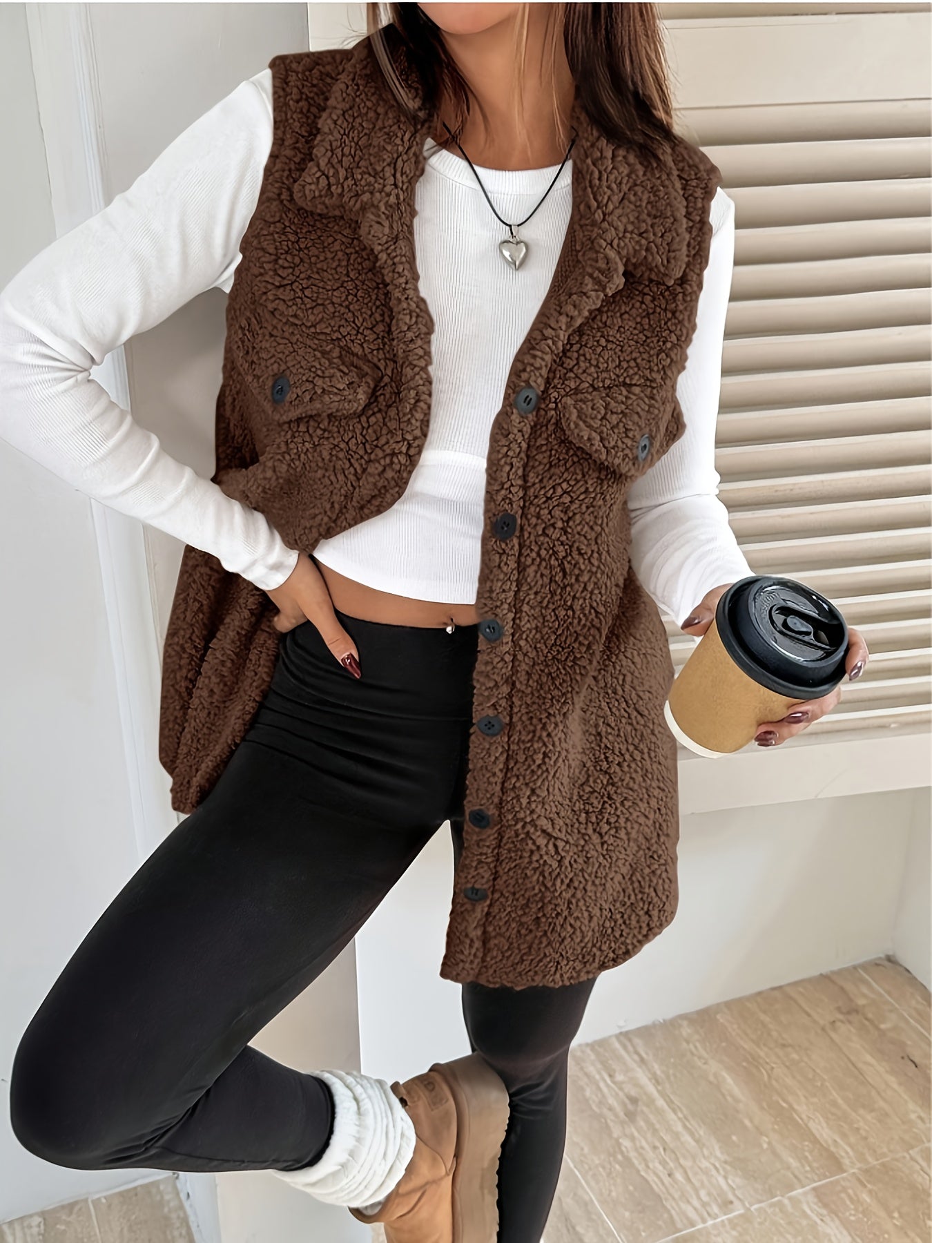 Wójcik™ | Elegancka wełniana kamizelka bez rękawów
