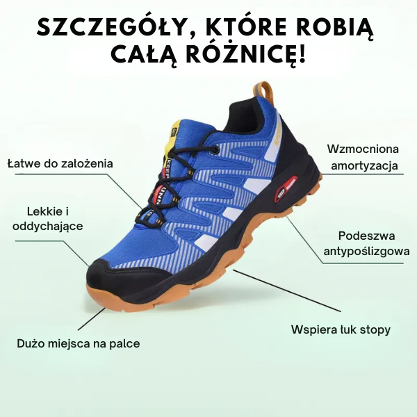 Wójcik™ | Ortopedyczne buty męskie zapewniające komfort chodzenia