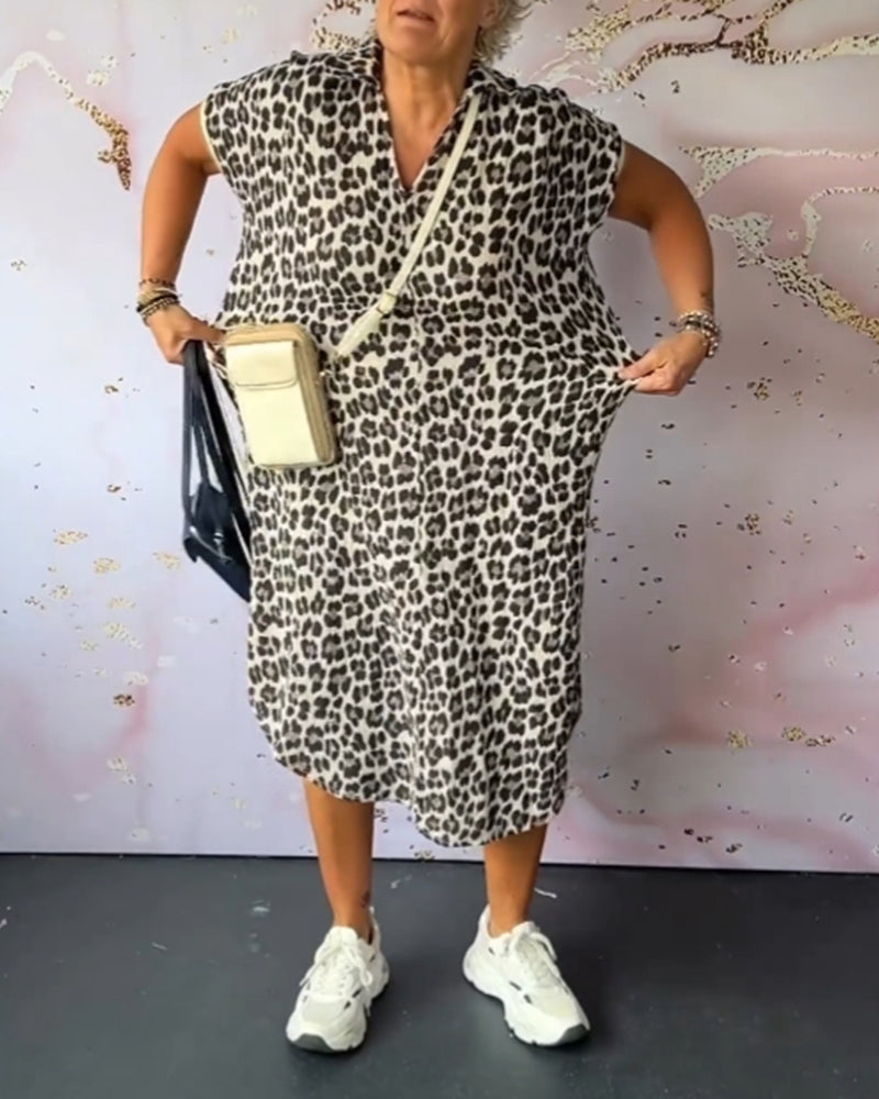 Wójcik™ | Elegancka sukienka w panterkę