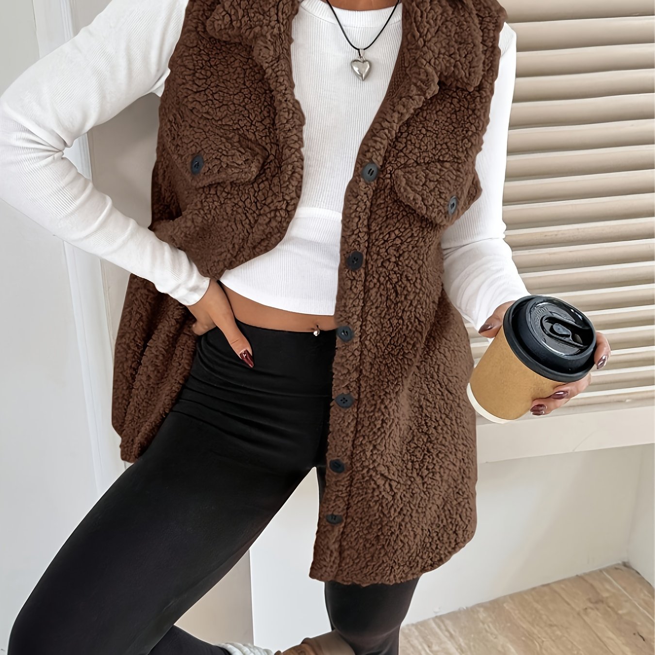 Wójcik™ | Elegancka wełniana kamizelka bez rękawów