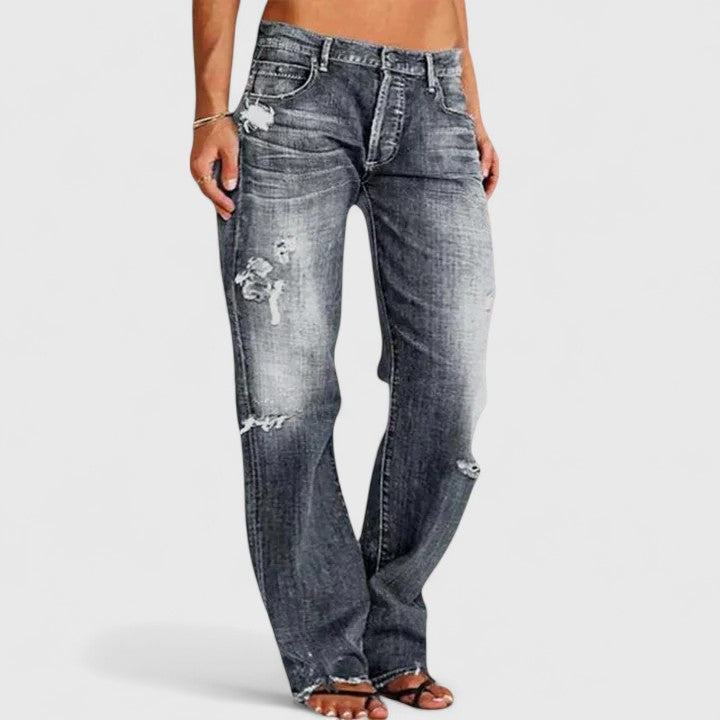 Wójcik™ | Eleganckie jeansy z niskim stanem