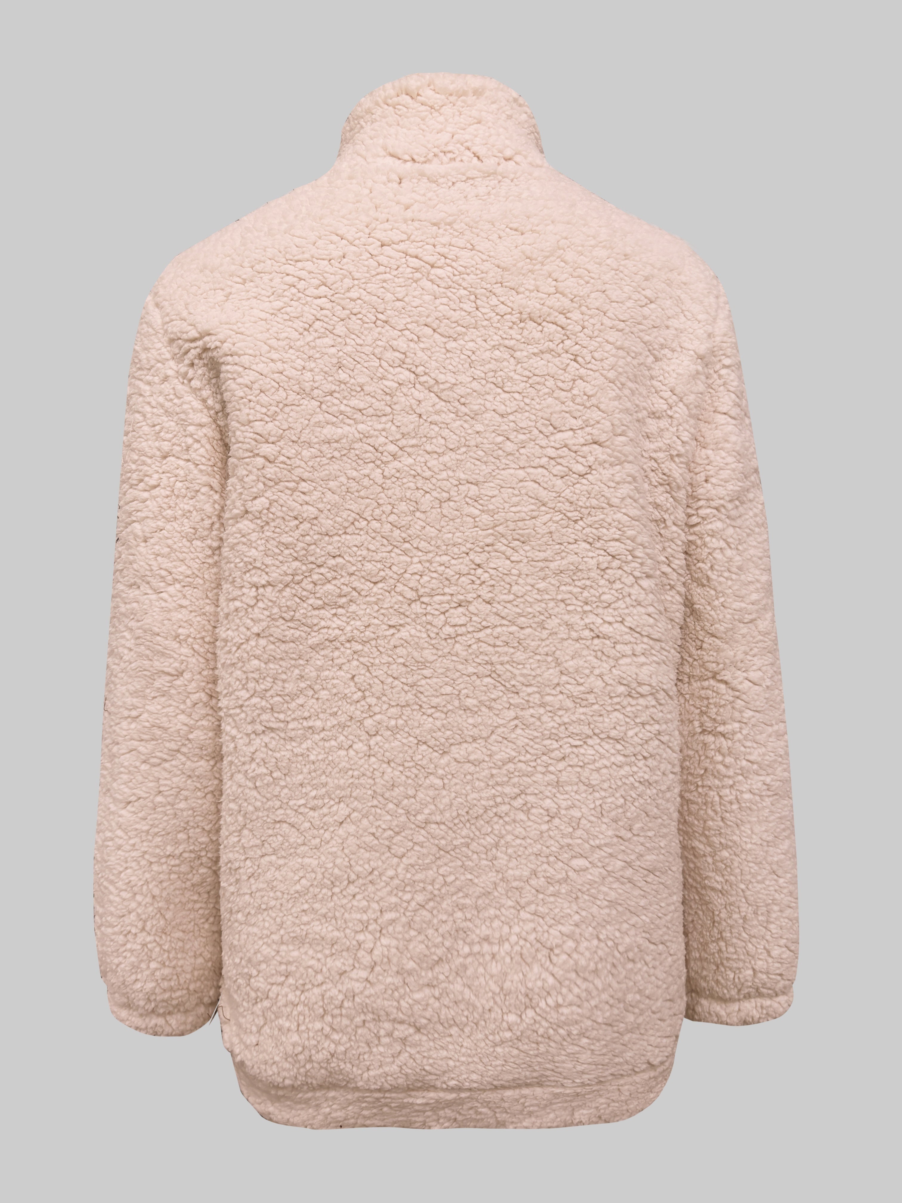 Wójcik™ | Sweter Teddy z Zamkiem