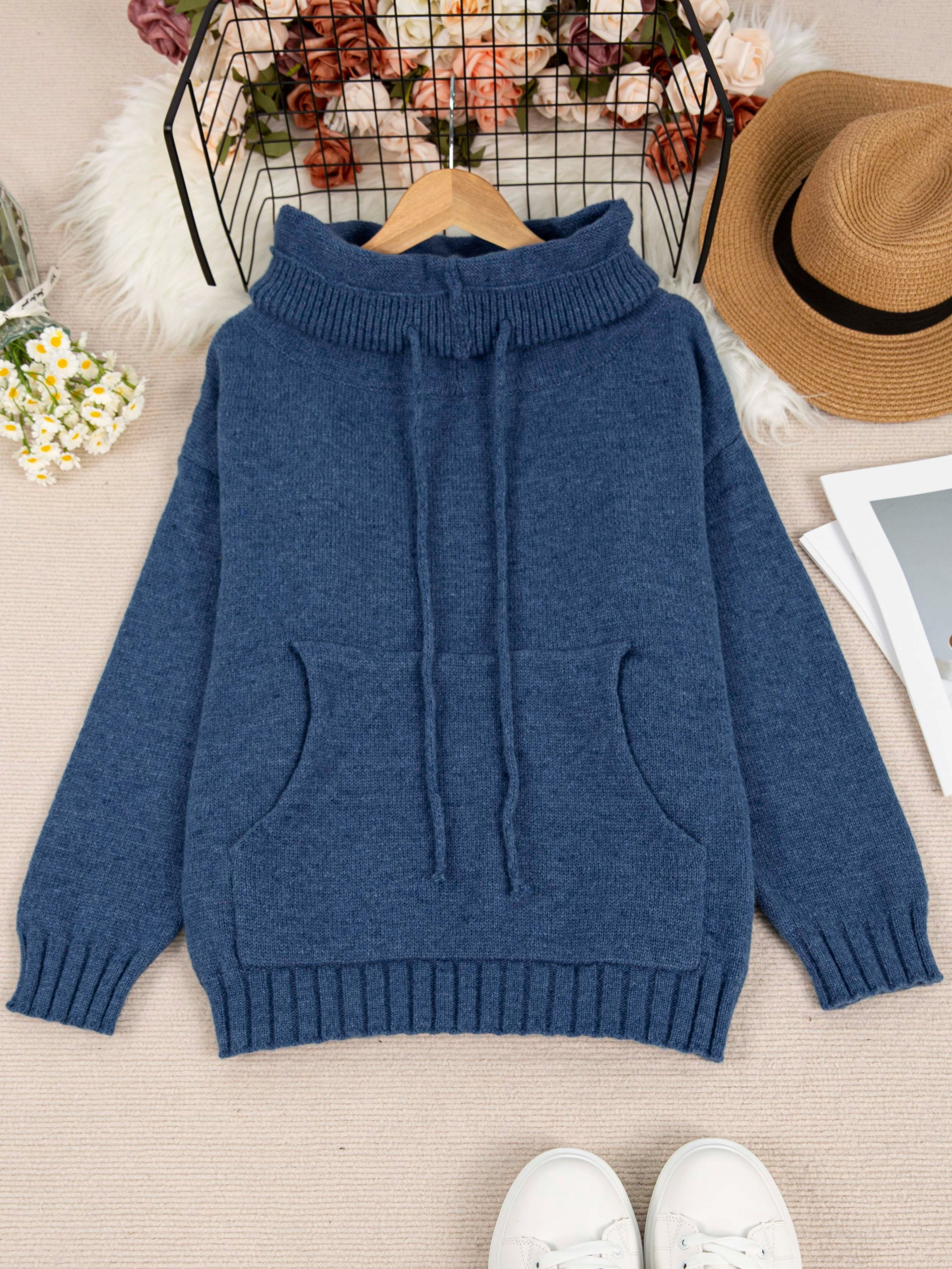 Wójcik™ | Sweter z Długim Rękawem z Kieszenią