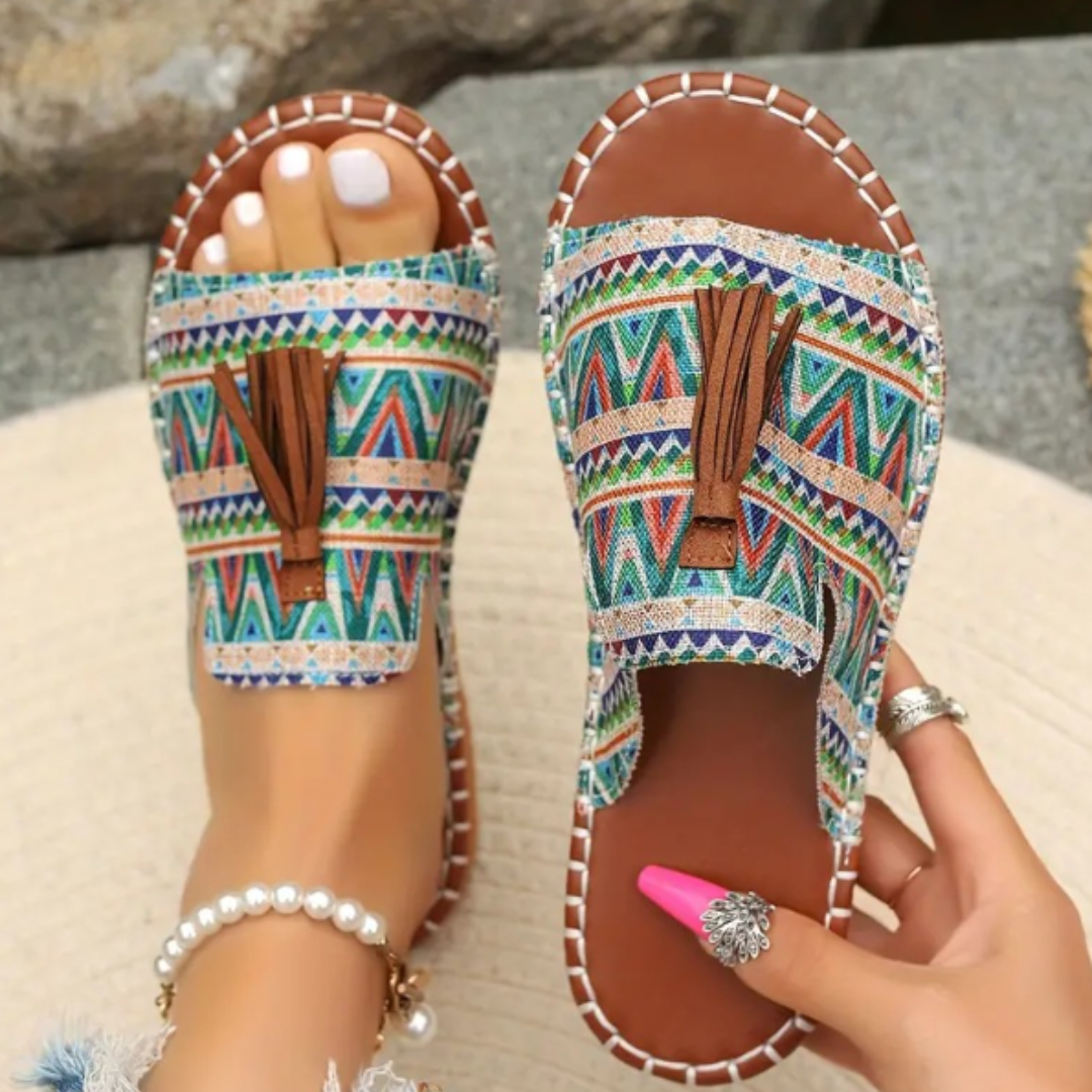 Wójcik™ | Boho sandały z ortopedycznym wsparciem