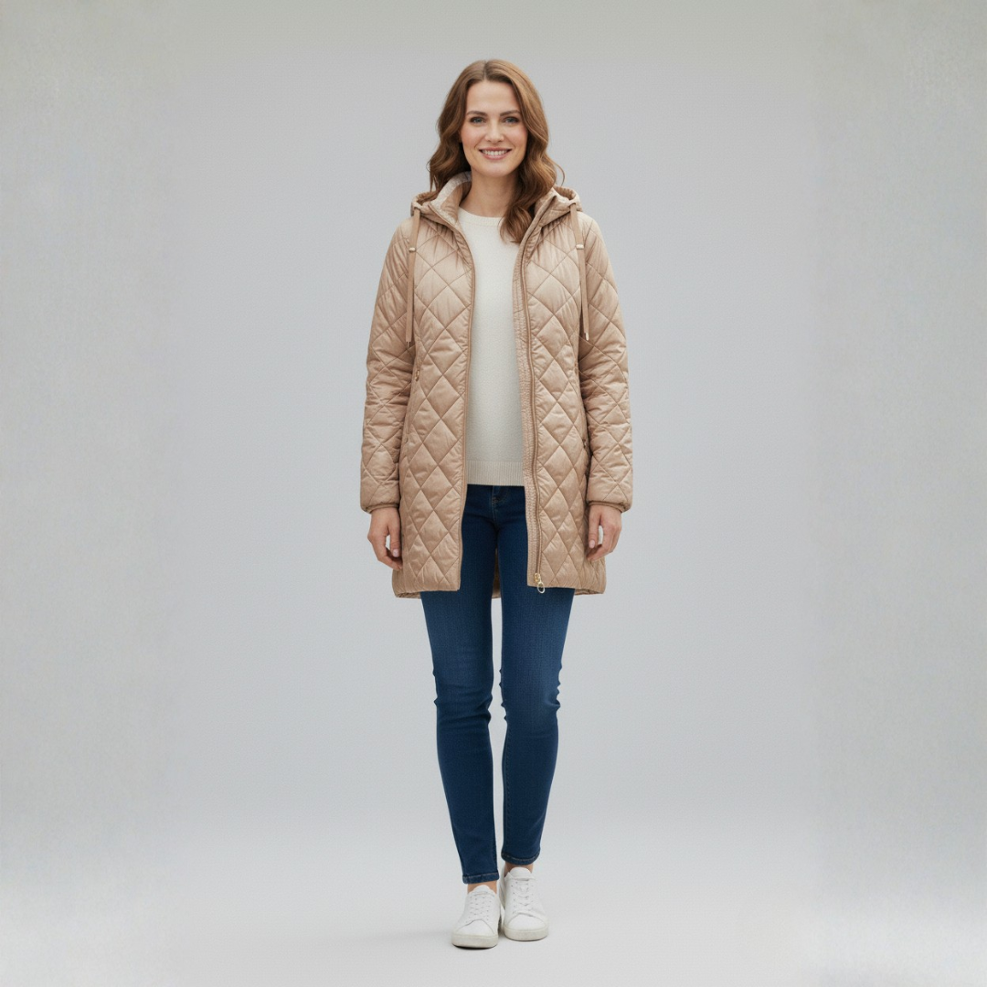 Wójcik | Elegancki Płaszcz Zimowy z Kapturem