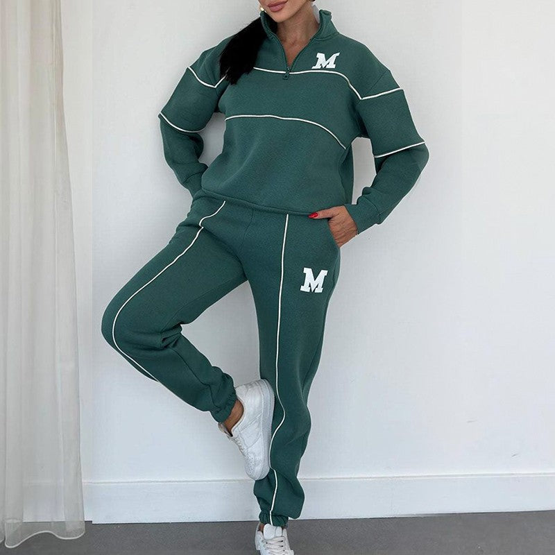Wójcik™ | Bluza lniana casualowa komplet 2 sztuki