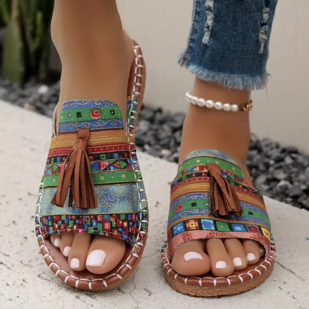 Wójcik™ | Boho sandały z ortopedycznym wsparciem