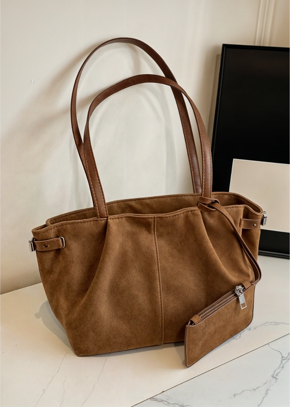 Wójcik™ | Suede BB Handbag