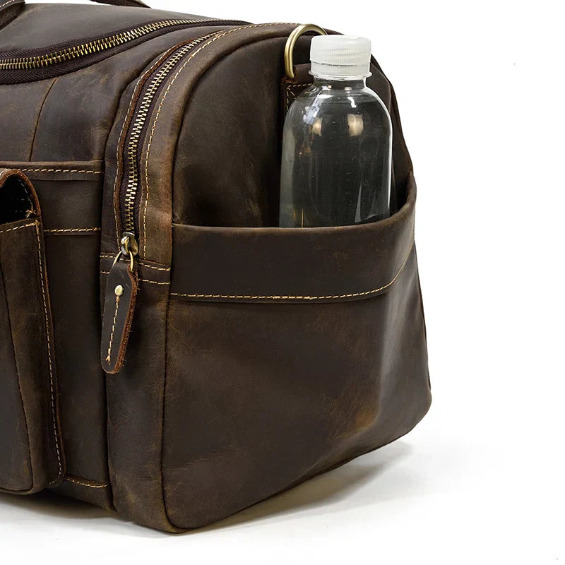Wójcik™ | Duffle Ronan z Prawdziwej Skóry
