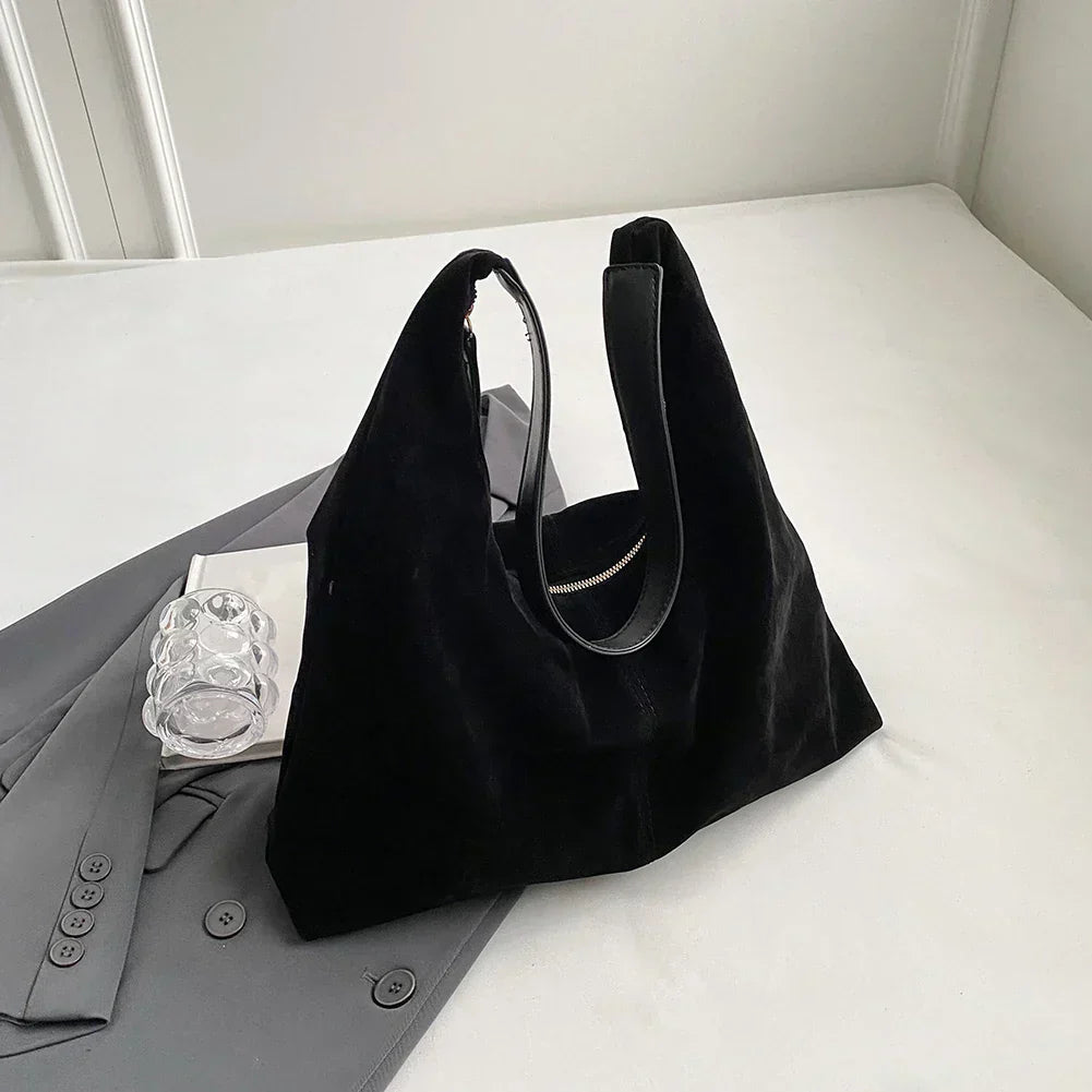 Wójcik™ | Luźna torba hobo w stylu skórzanym