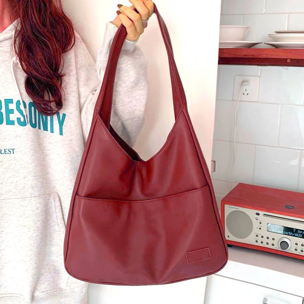 Wójcik™ | Luźna torba hobo w stylu skórzanym