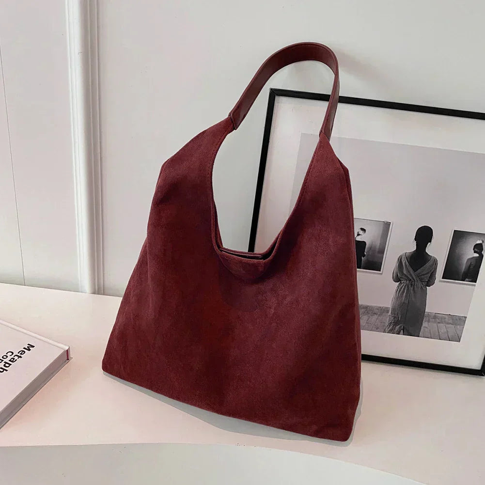 Wójcik™ | Luźna torba hobo w stylu skórzanym
