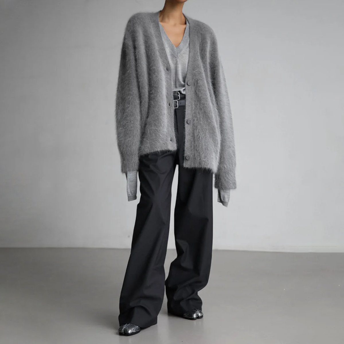 Wójcik™ | Elegancki oversize'owy kardigan