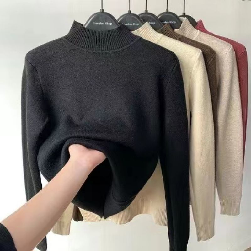 Wójcik™ | Sweter z wysokim kołnierzem z dodatkowym ociepleniem