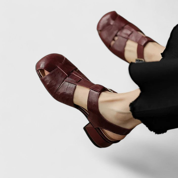 Wójcik™ | Eleganckie skórzane sandały