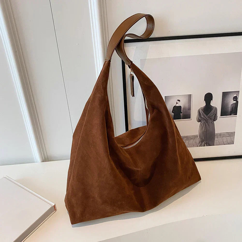 Wójcik™ | Luźna torba hobo w stylu skórzanym