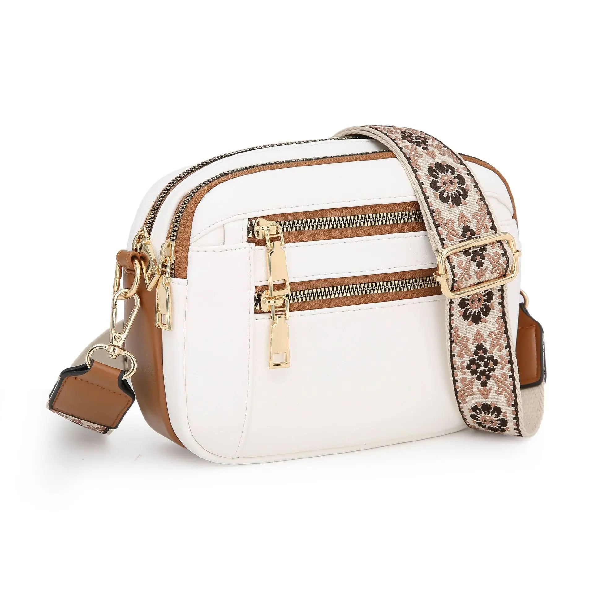 Wójcik™ | Elegancka torba crossover z szerokimi paskami