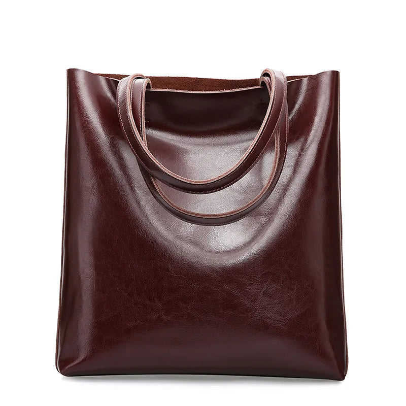 Wójcik™ | Klasyczna torba tote w eleganckim skórzanym stylu