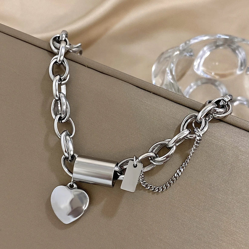 Wójcik™ | Bransoletka Chunky Heartened