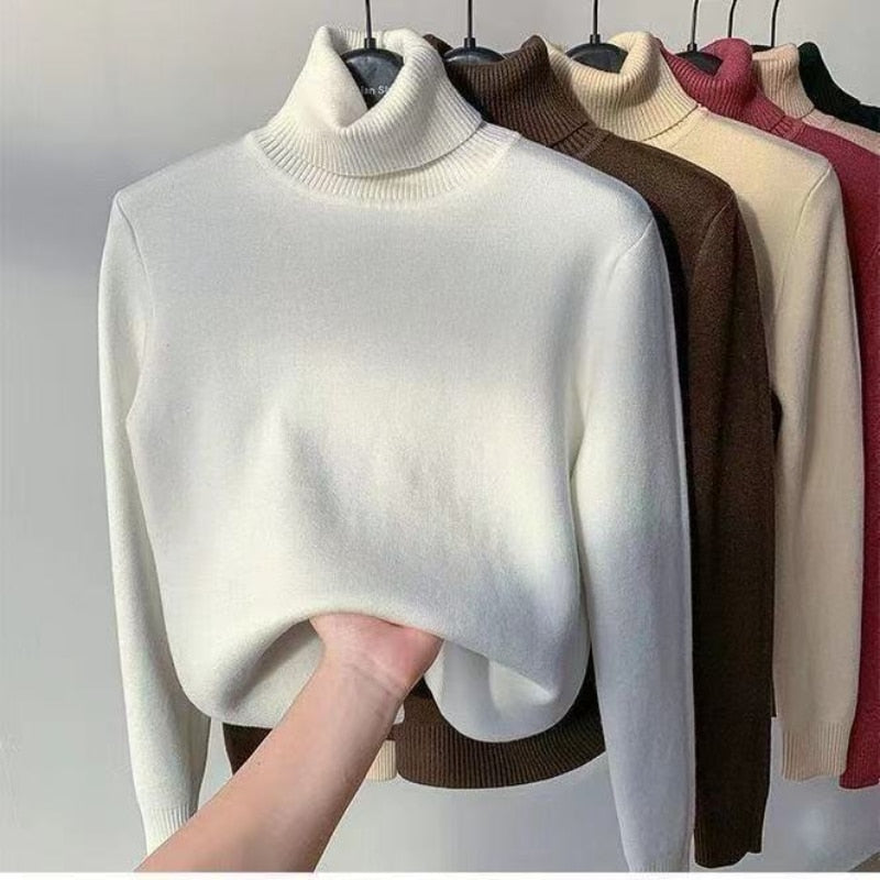 Wójcik™ | Sweter z wysokim kołnierzem z dodatkowym ociepleniem