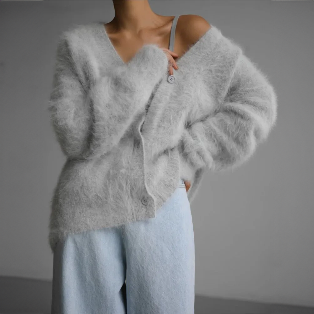 Wójcik™ | Elegancki oversize'owy kardigan
