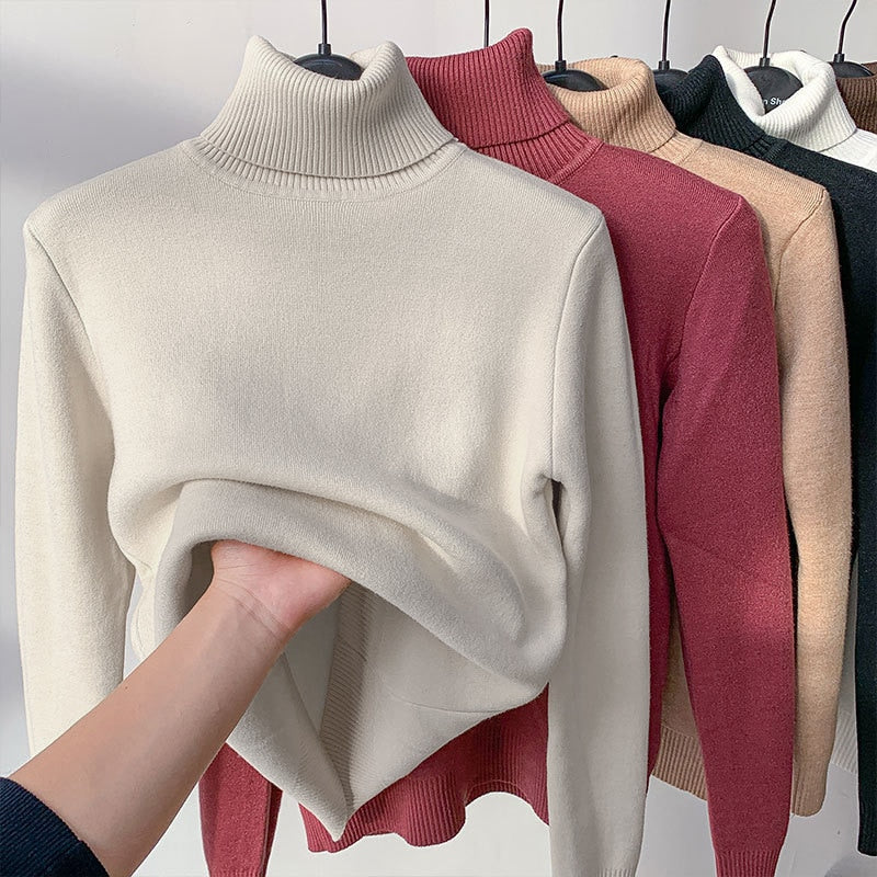 Wójcik™ | Sweter z wysokim kołnierzem z dodatkowym ociepleniem