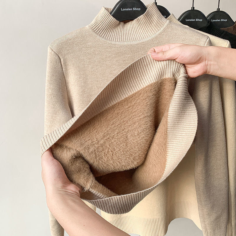 Wójcik™ | Sweter z wysokim kołnierzem z dodatkowym ociepleniem