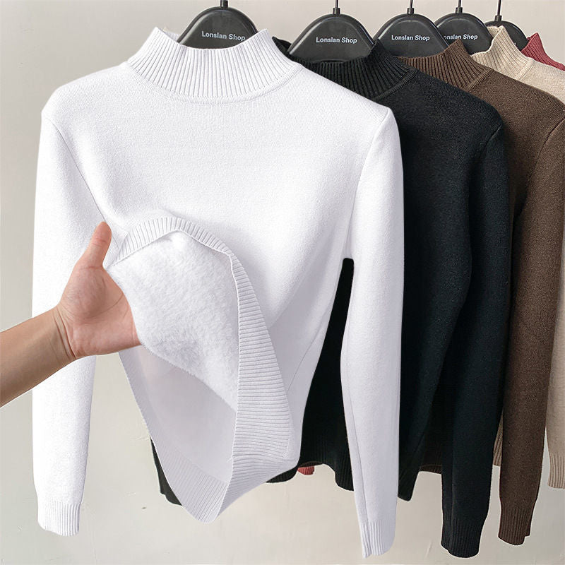 Wójcik™ | Sweter z wysokim kołnierzem z dodatkowym ociepleniem