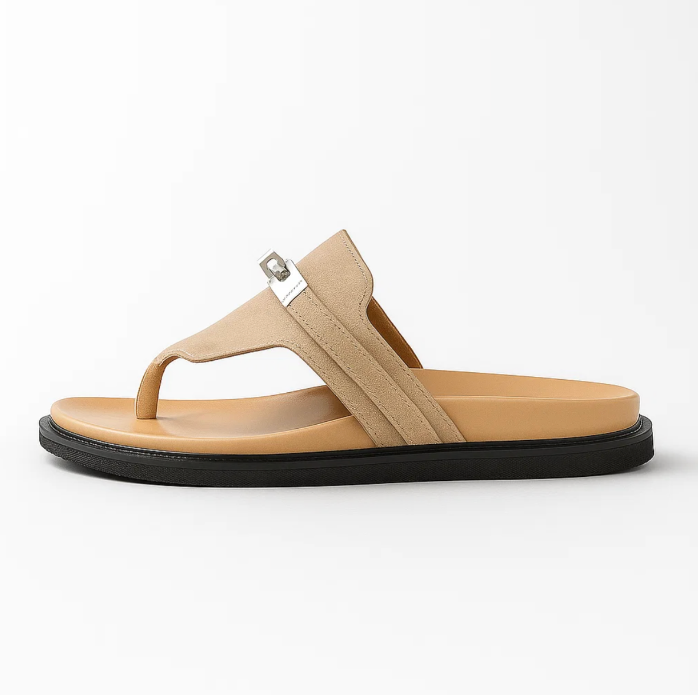 Wójcik™ | Eleganckie sandały z metalową klamrą