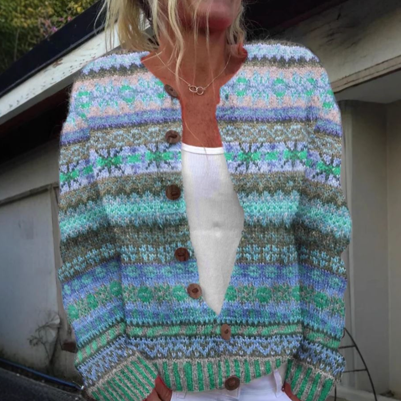 Wójcik™ | Elegancki sweter z nadrukiem