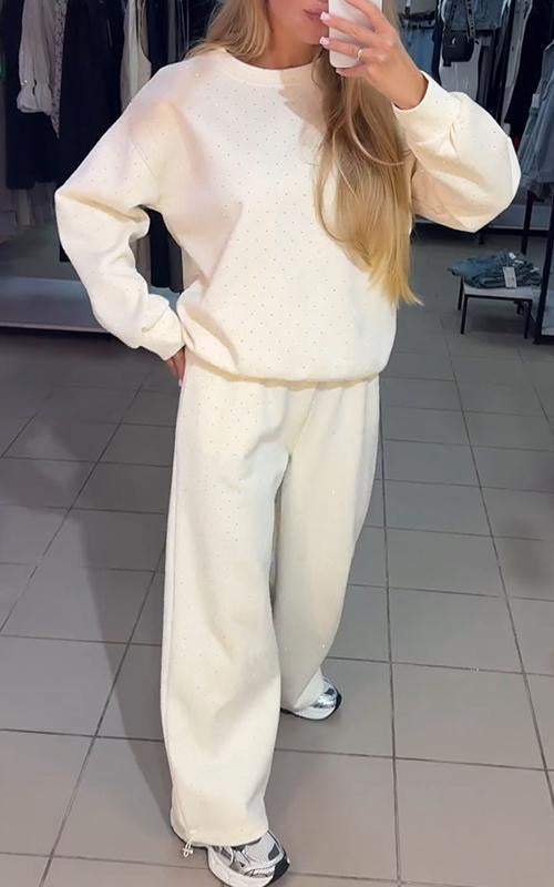 Wójcik™ | Diamond Zestaw sweter i spodnie