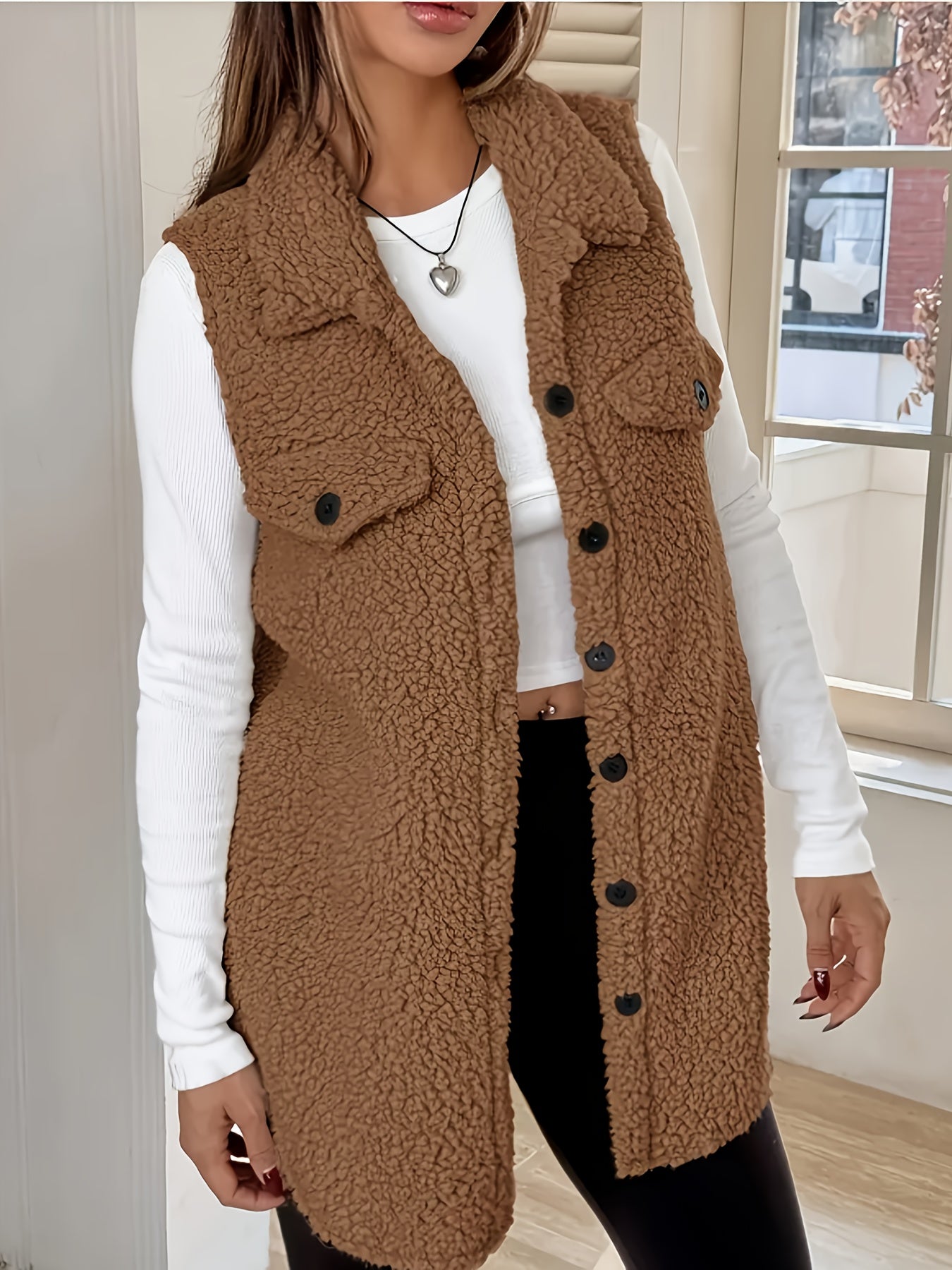 Wójcik™ | Elegancka wełniana kamizelka bez rękawów