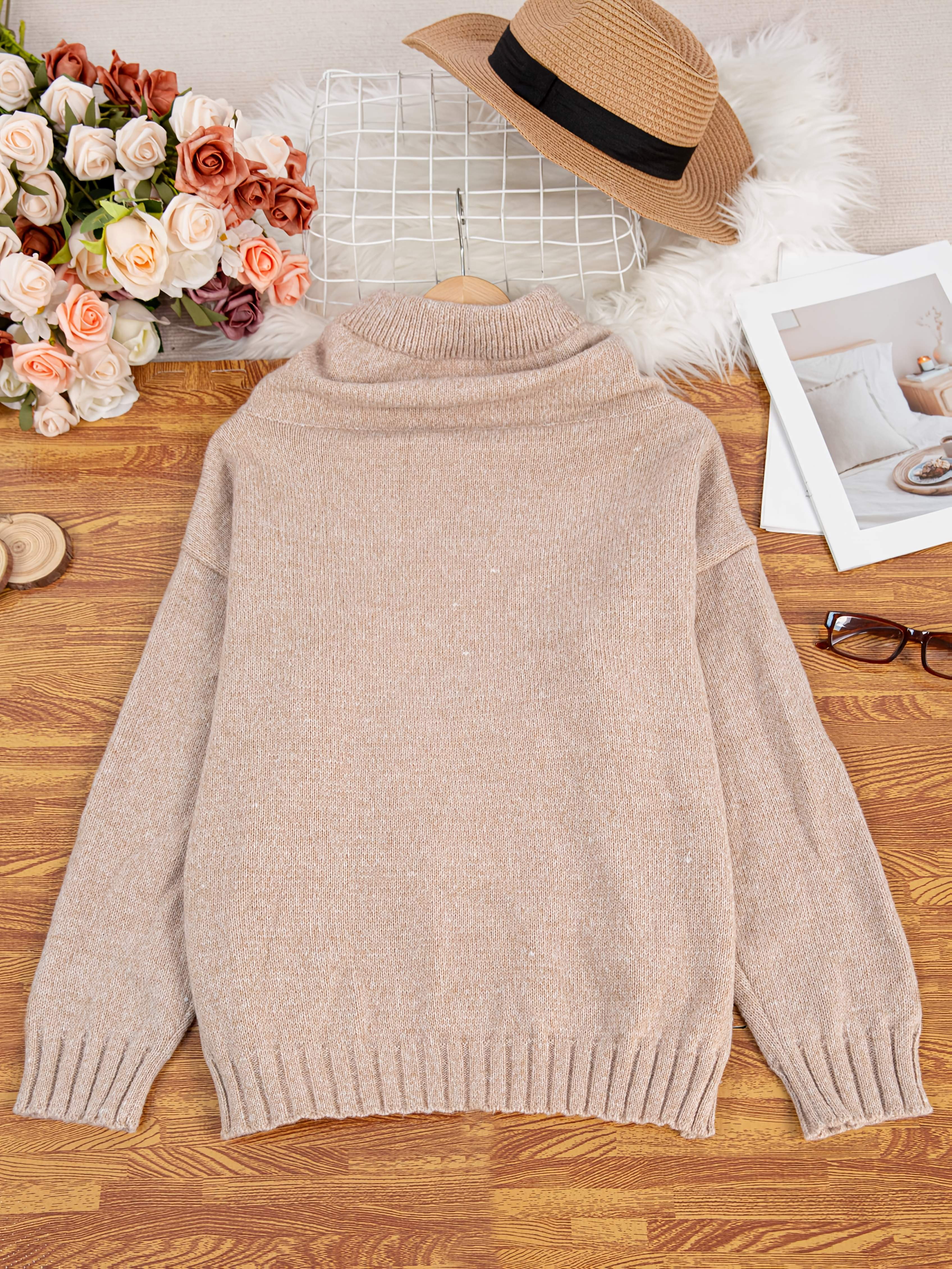 Wójcik™ | Sweter z Długim Rękawem z Kieszenią