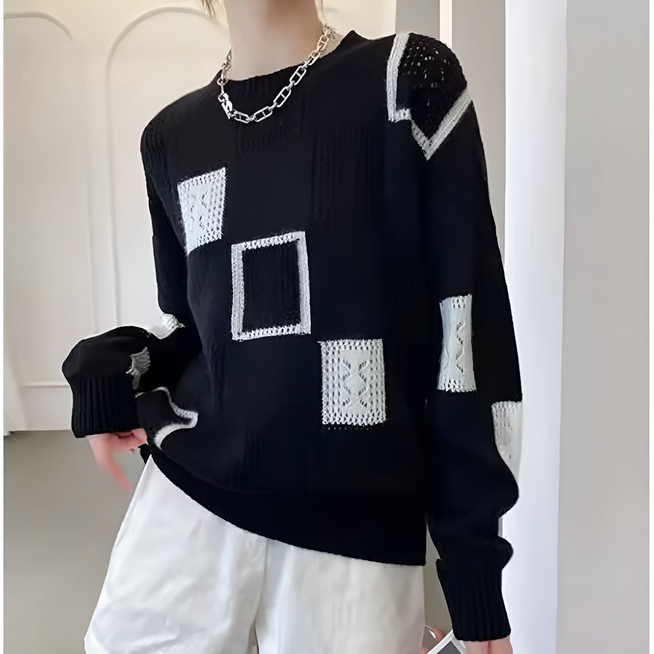 Wójcik™ | Unikalny Damski Sweter Wełniany