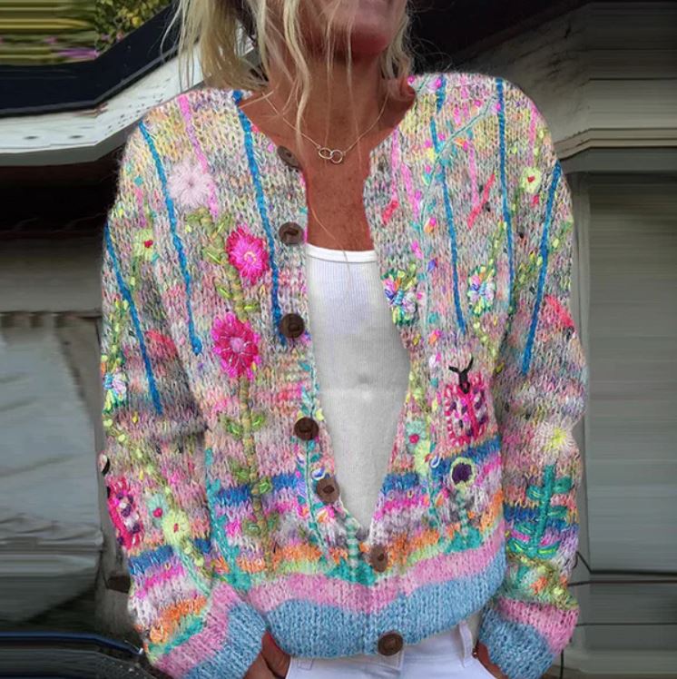 Wójcik™ | Elegancki sweter z nadrukiem