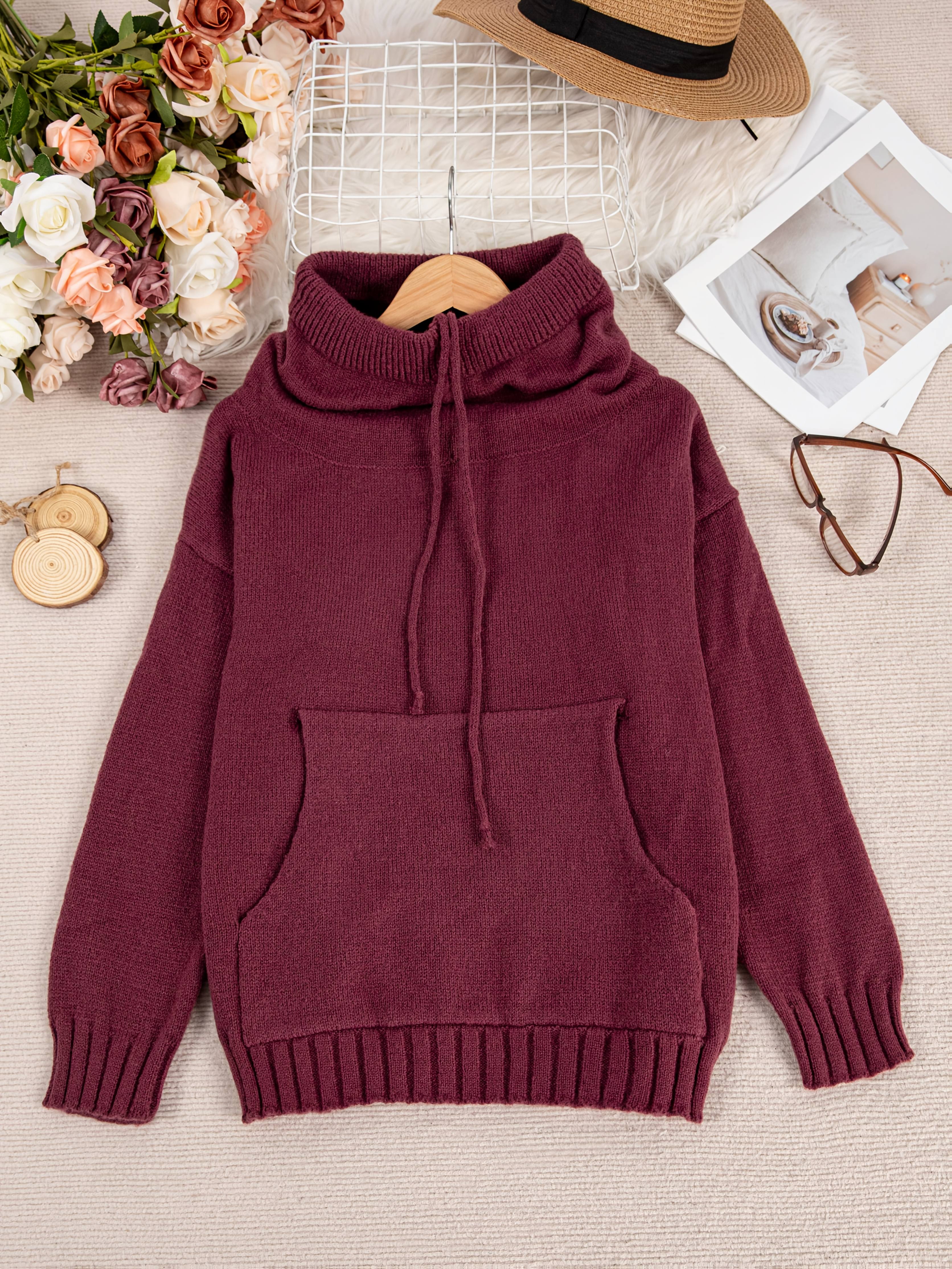 Wójcik™ | Sweter z Długim Rękawem z Kieszenią