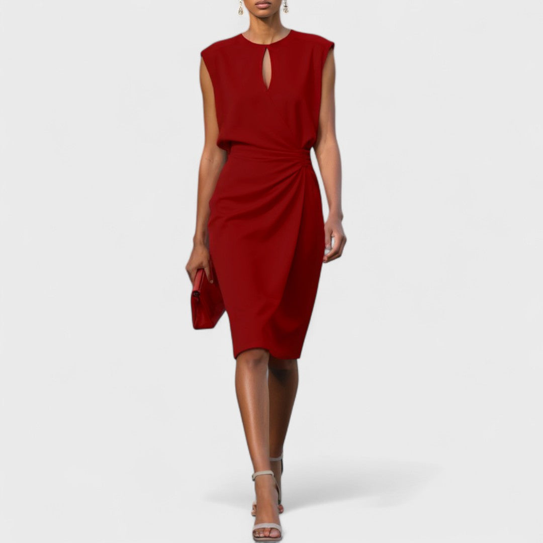 Wójcik™ | Elegancka sukienka kopertowa midi