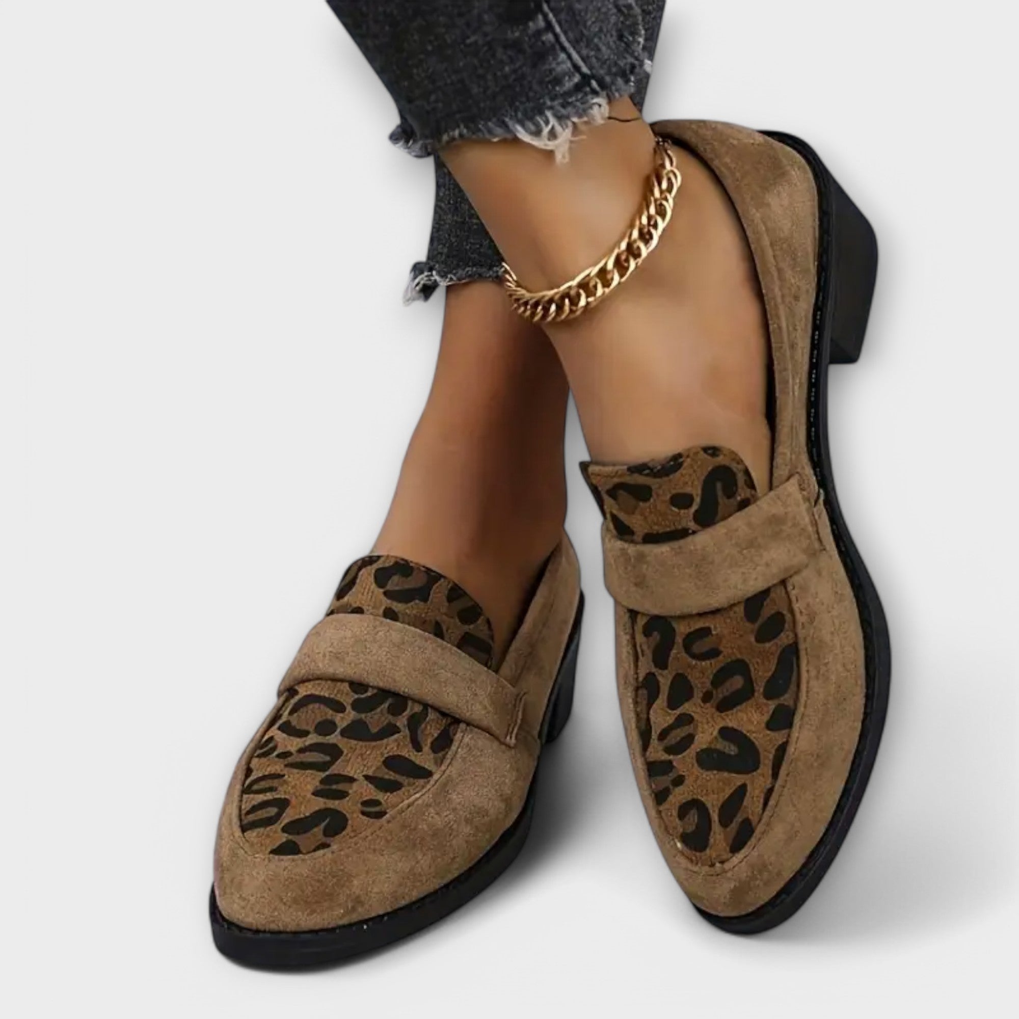 Wójcik™ | Eleganckie buty damskie z nadrukiem w panterkę