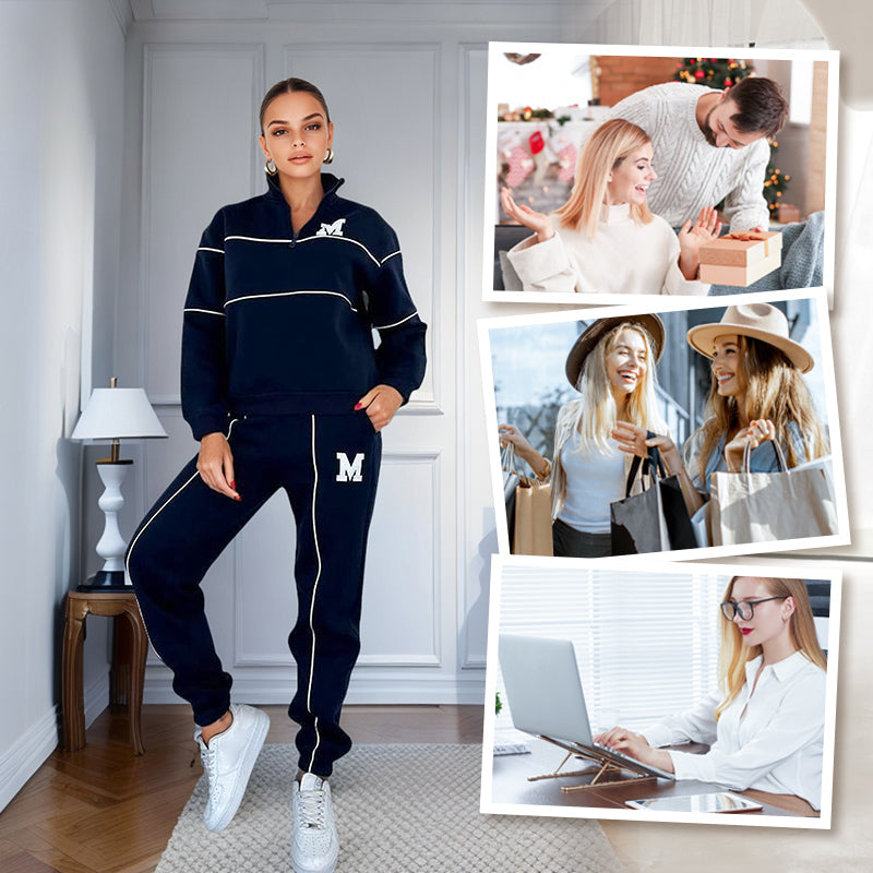 Wójcik™ | Bluza lniana casualowa komplet 2 sztuki
