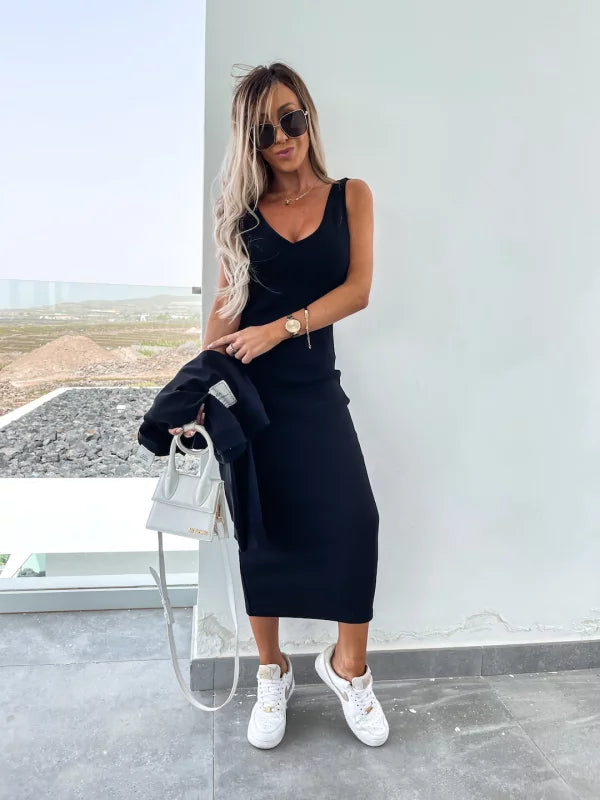 Wójcik™ | Dopasowany komplet bluzy i spódnicy