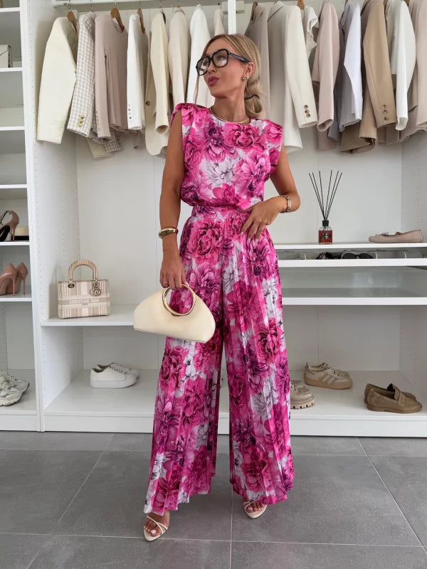 Wójcik™ | Elegancki komplet top + spodnie