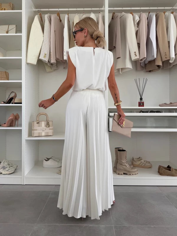 Wójcik™ | Elegancki komplet top + spodnie