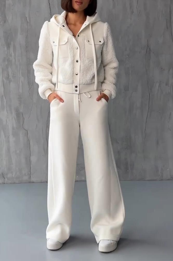 Wójcik™ | Lambswool Bluza Dwuczęściowy komplet