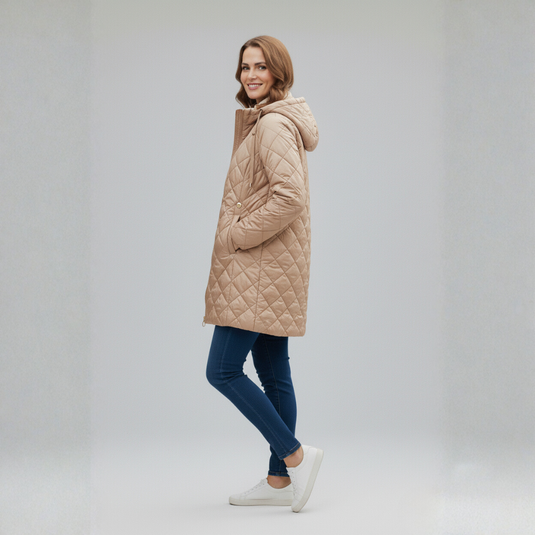 Wójcik | Elegancki Płaszcz Zimowy z Kapturem