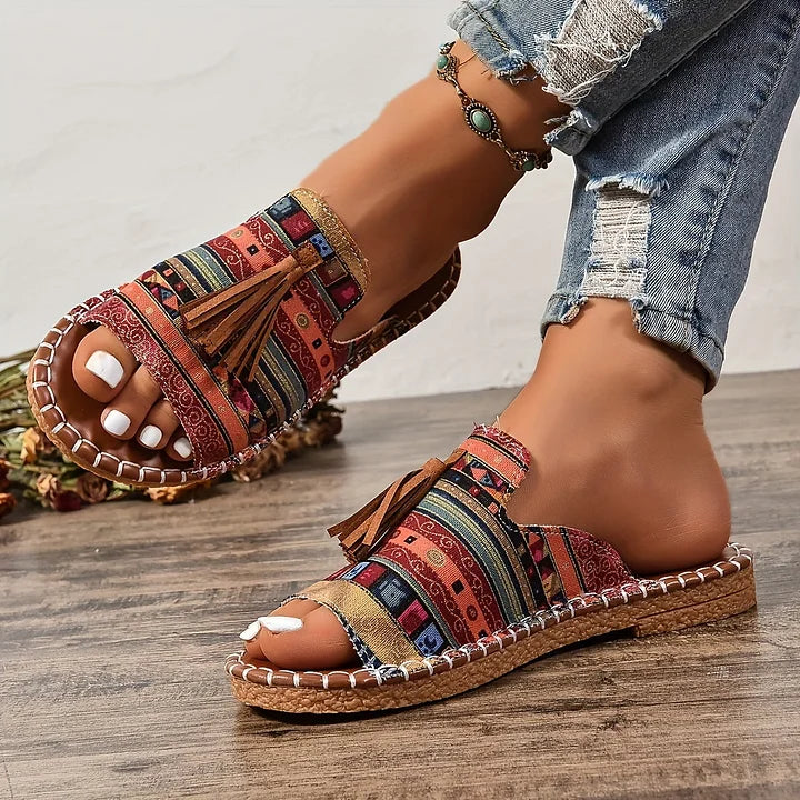 Wójcik™ | Boho sandały z ortopedycznym wsparciem