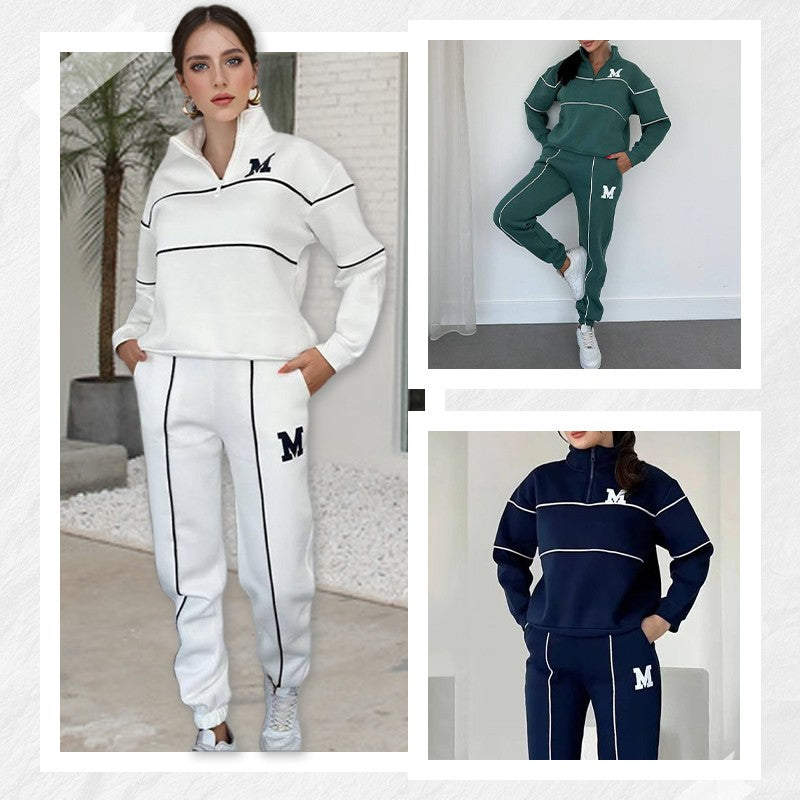 Wójcik™ | Bluza lniana casualowa komplet 2 sztuki