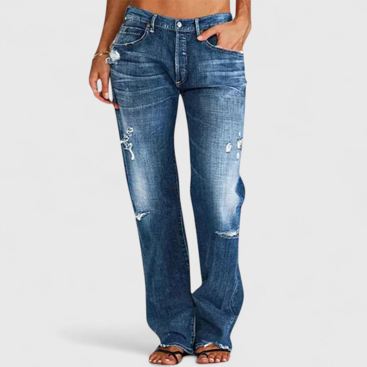 Wójcik™ | Eleganckie jeansy z niskim stanem